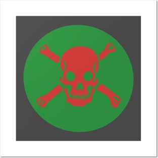 Skull & Crossbones Posters and Art